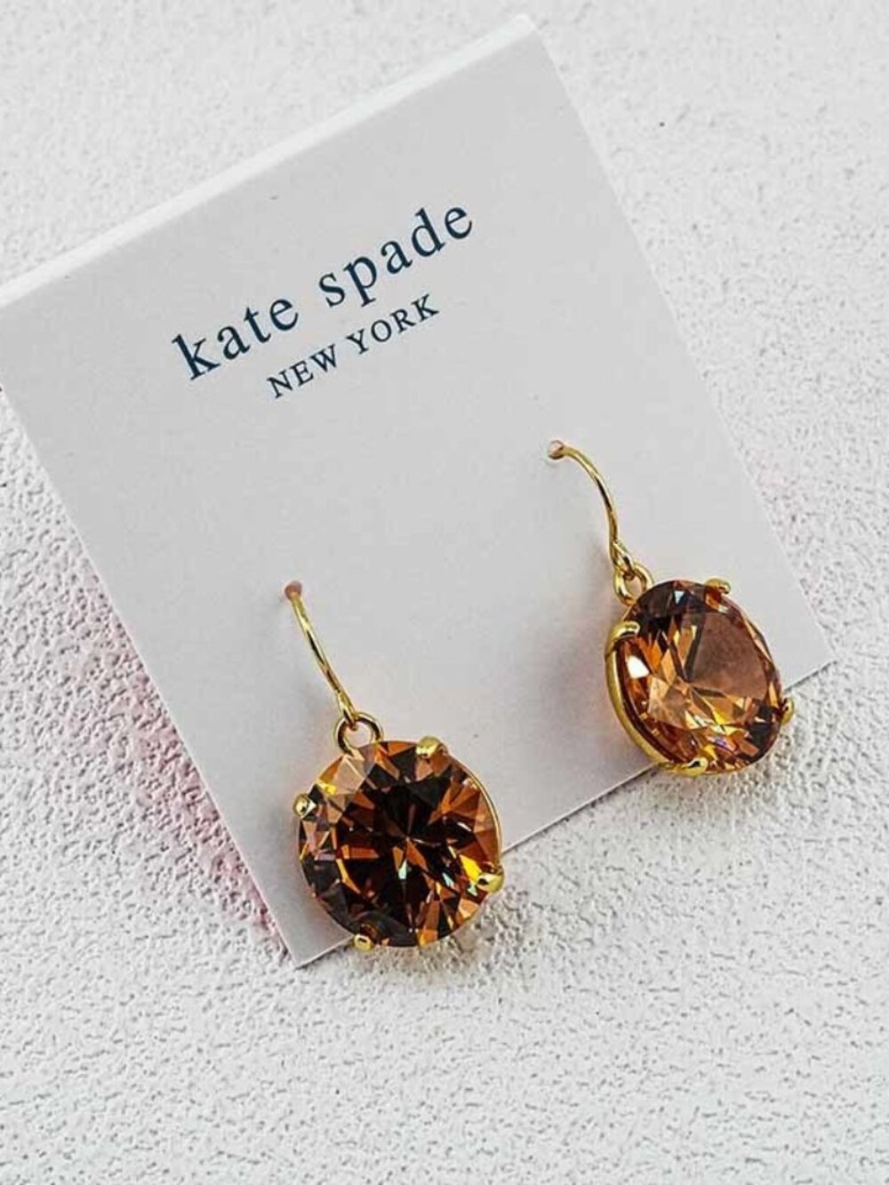 Kate Spade Crystal Pendant Earrings
